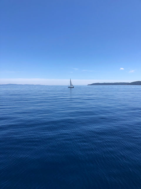 Mer Méditerranée vue depuis Le Lavandou