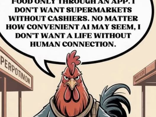 We ALL need human interaction & laughter