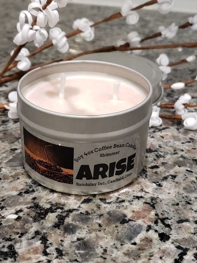 Thumbnail: Coffee Bean - ARISE 4oz Double Wick Tin