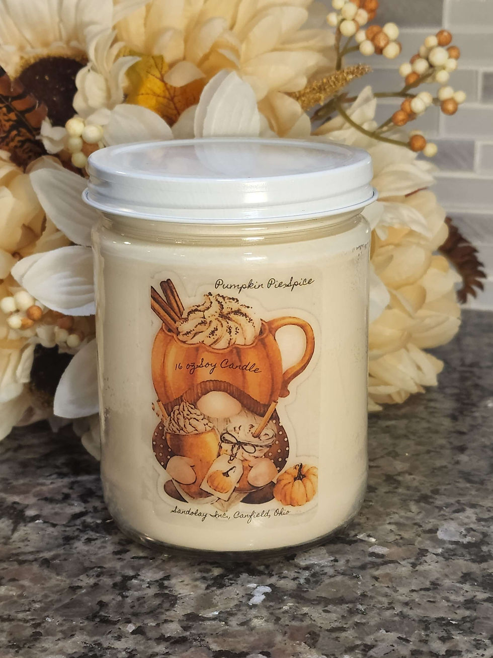 Thumbnail: Pumpkin Pie Spice 16oz Soy Candle 
