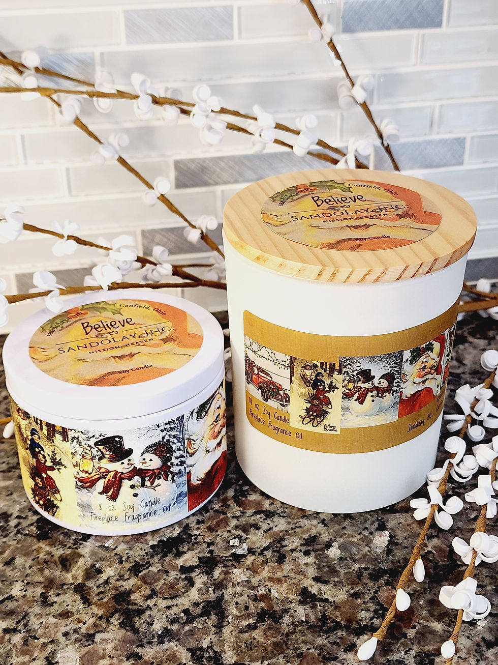 Thumbnail: Vintage Christmas - Fireplace Aroma 14oz Soy Candle