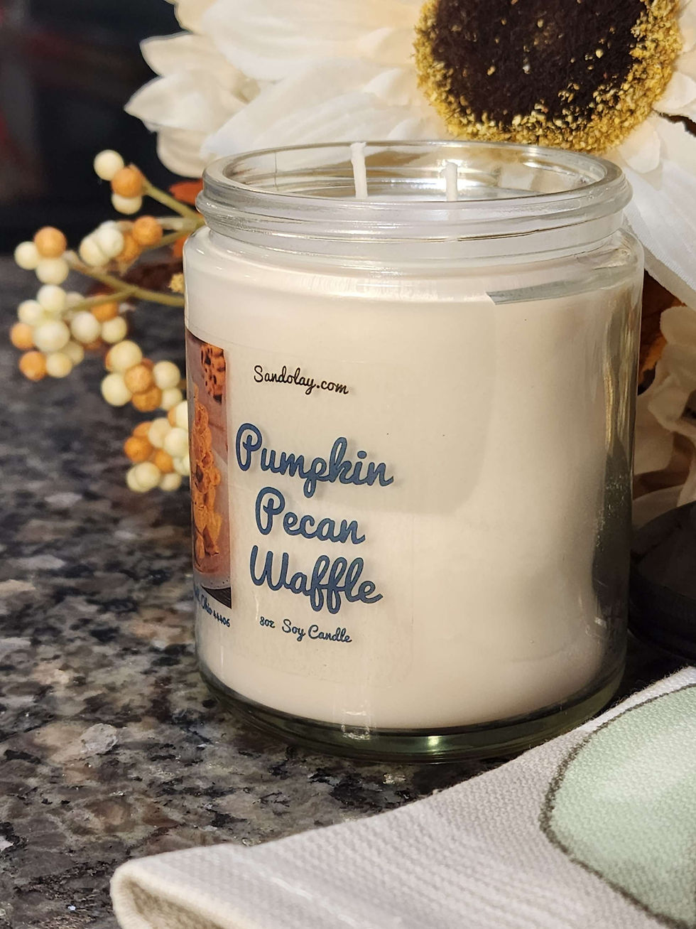 Thumbnail: Pumpkin Pecan Waffle - 8oz Soy Candle