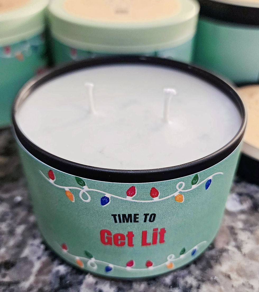 Thumbnail: Time To Get LIT  - Blue Spruce Aroma 8oz Soy Candle