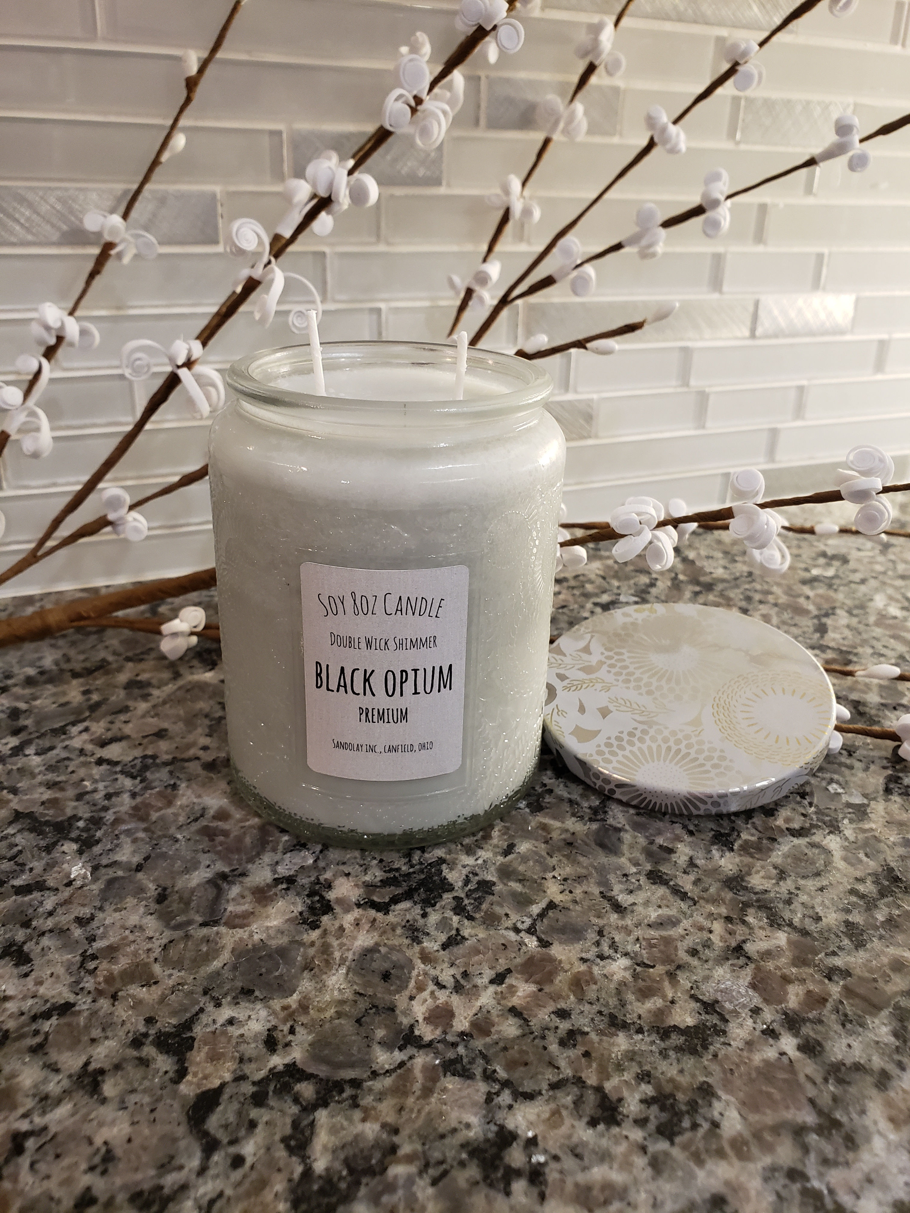 Black Opium 8oz Premium Soy Candle