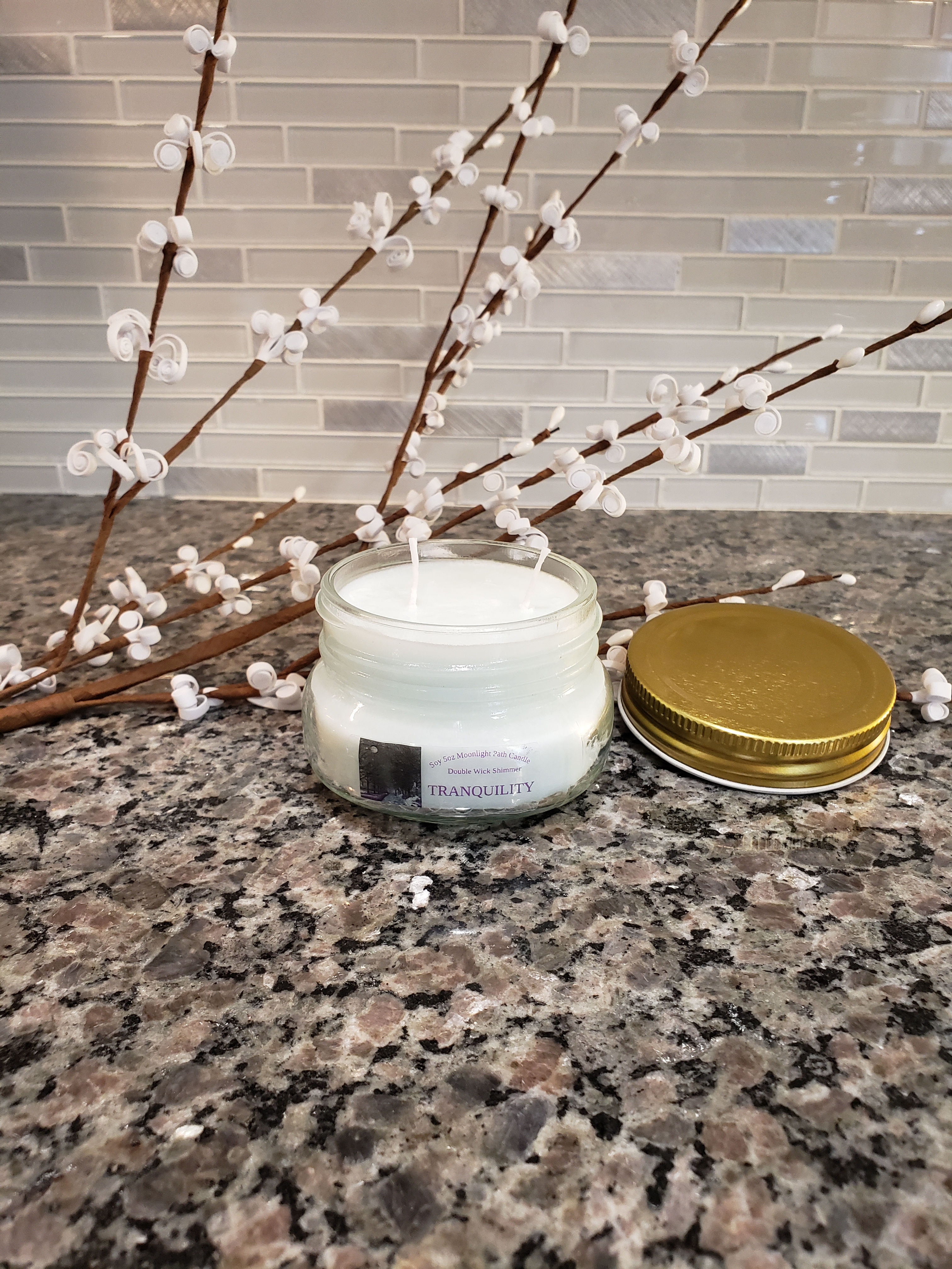 5oz Moonlight Path - Tranquility Soy Shimmer Candle