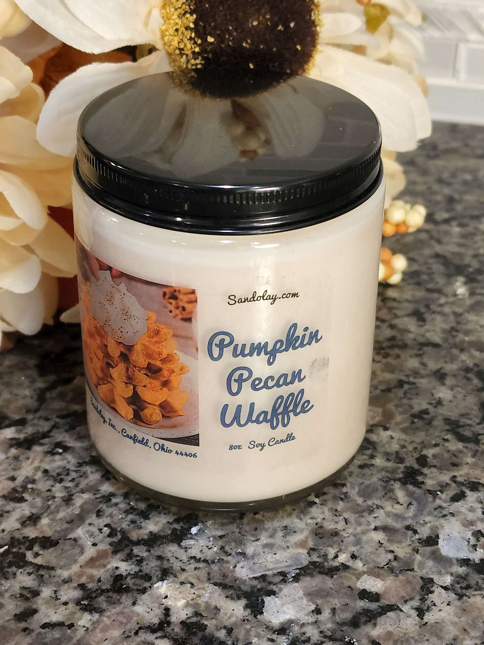 Thumbnail: Pumpkin Pecan Waffle - 8oz Soy Candle