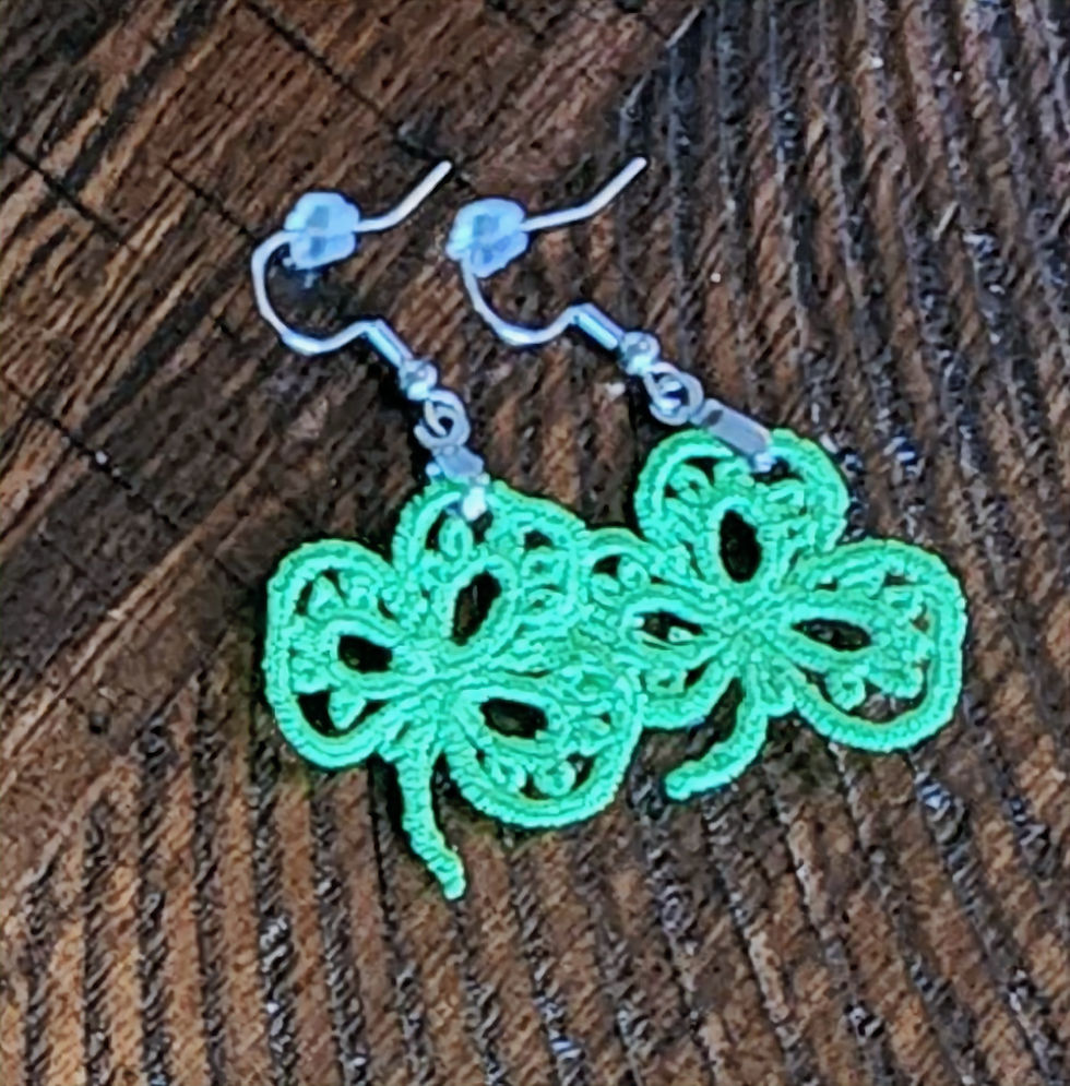Thumbnail: Shamrock Earrings - St. Patrick's Day