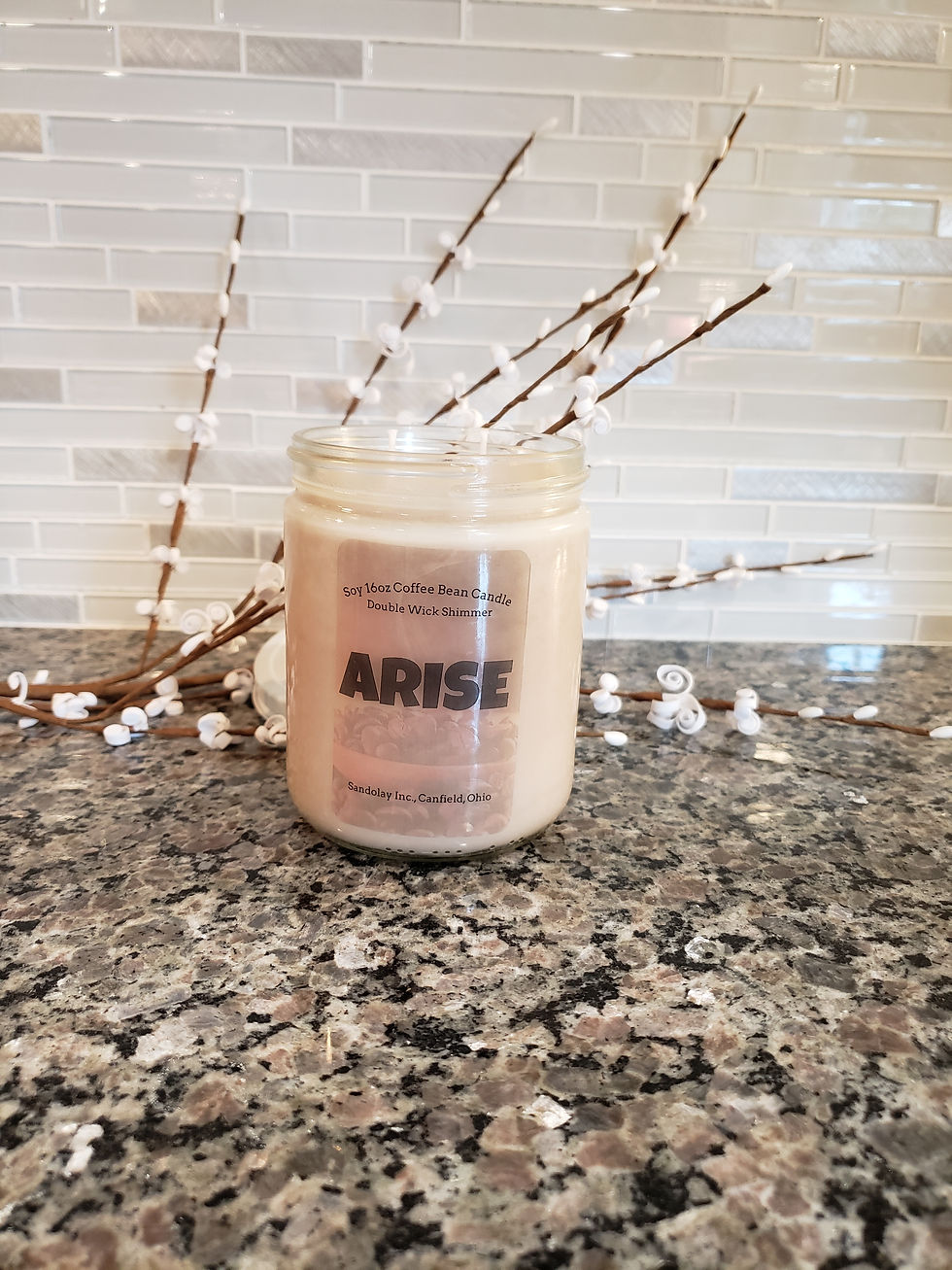 Coffee Bean 16oz Soy Candle- ARISE