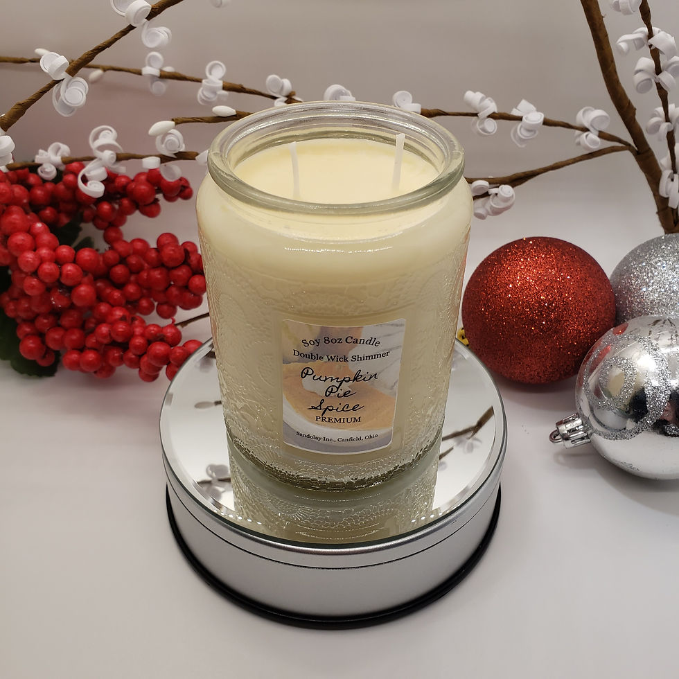 Thumbnail: Pumpkin Pie Spice 8oz Premium Soy Candle
