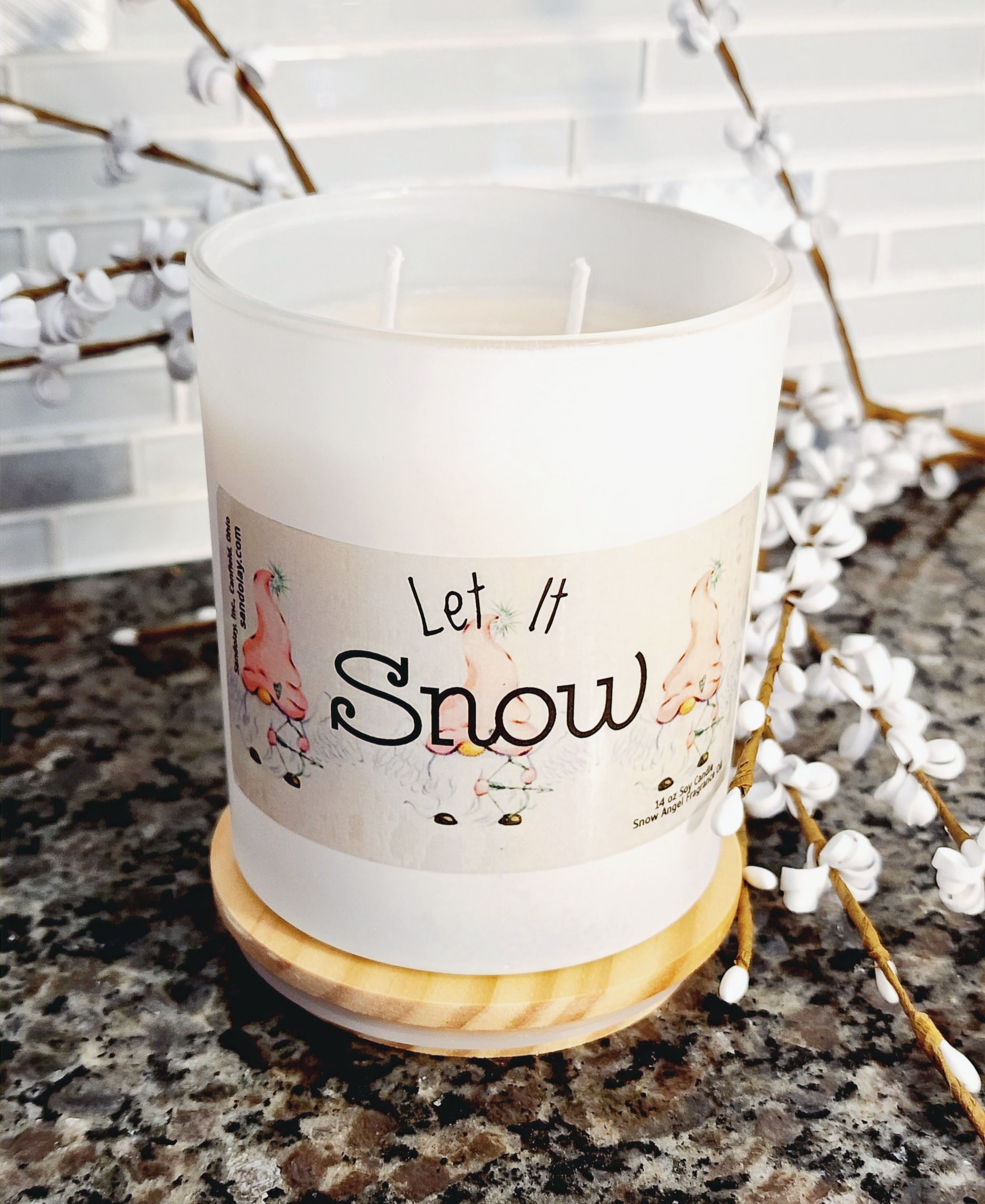 Let It Snow - Snow Angel Aroma 14oz Soy Candle