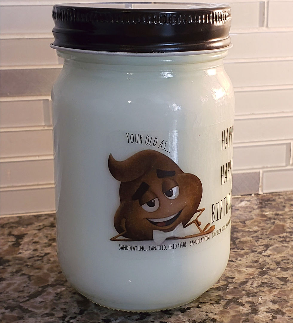 Thumbnail: Old as Poop, Happy Birthday 12oz Soy Candle