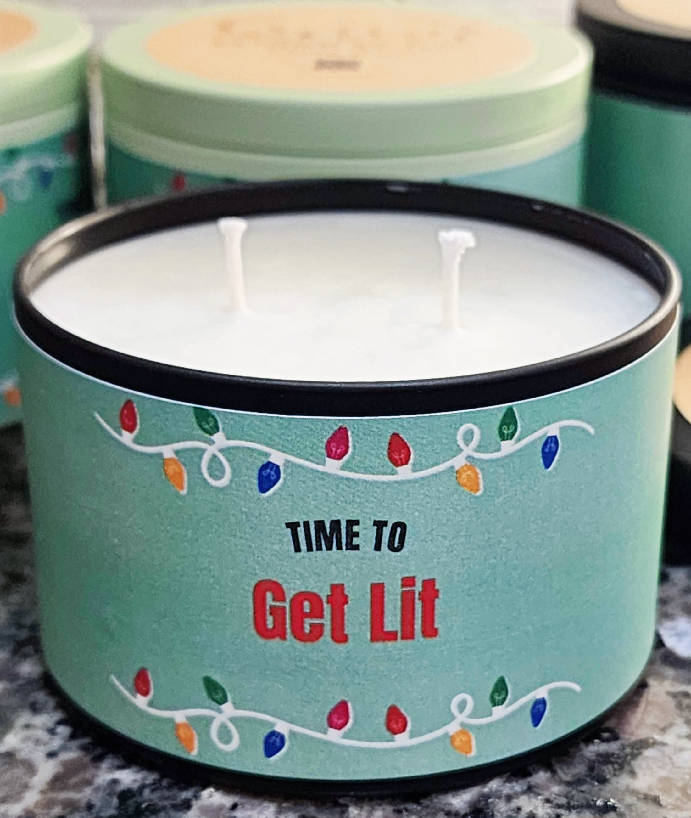Time To Get LIT - Blue Spruce Aroma 8oz Soy Candle