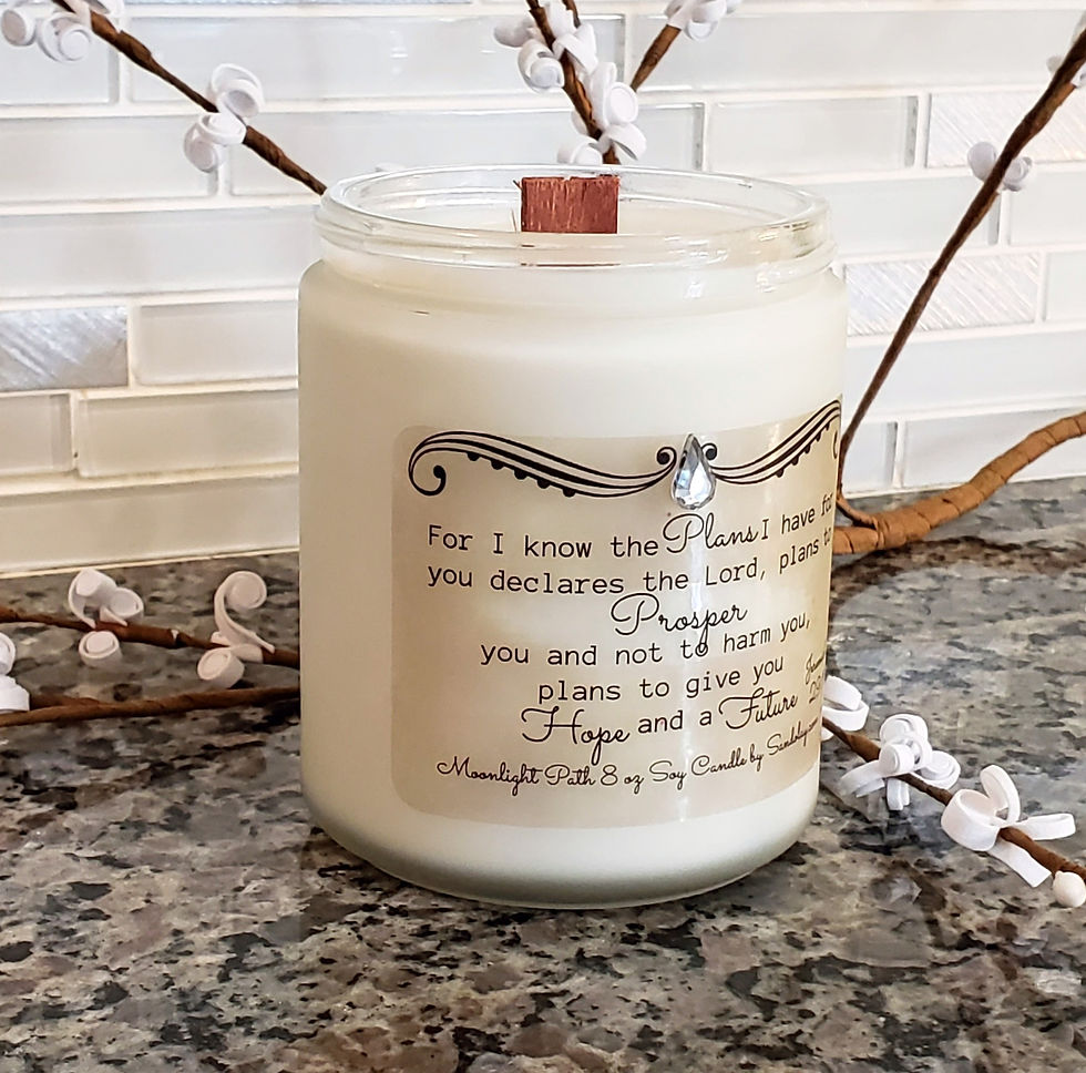Thumbnail: Jeremiah 29:11 - Designer 8oz Soy Candle