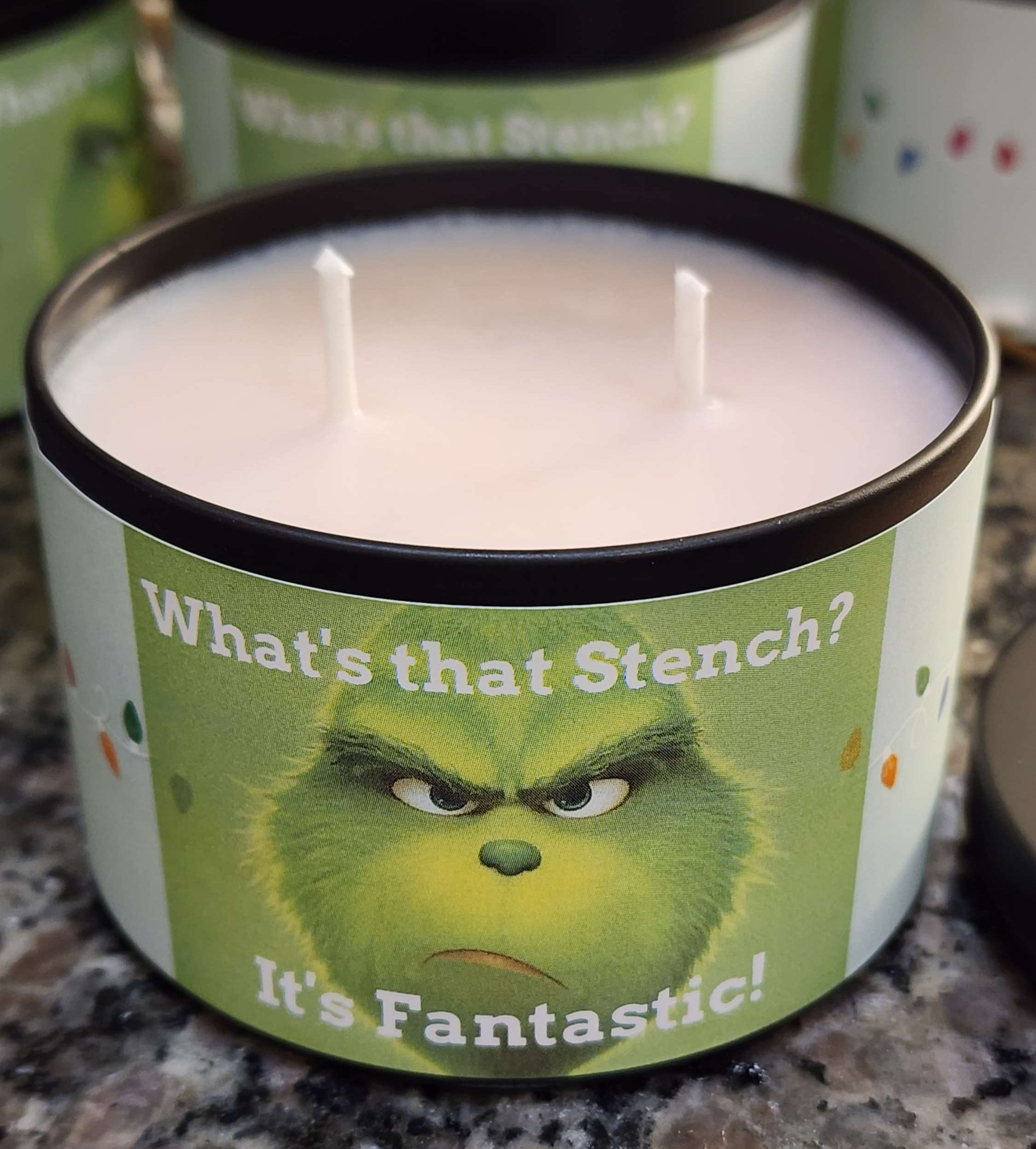 Grinch "What's That Stench? It's Fantastic!" - Cranberry Spice Aroma 8oz Soy