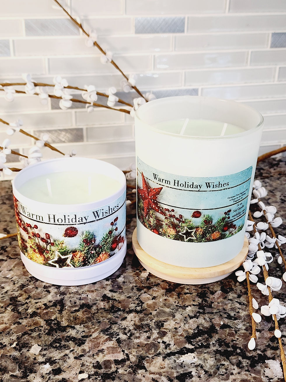 Thumbnail: Warm Holiday Wishes - Holiday Tree Aroma 14oz Soy Candle