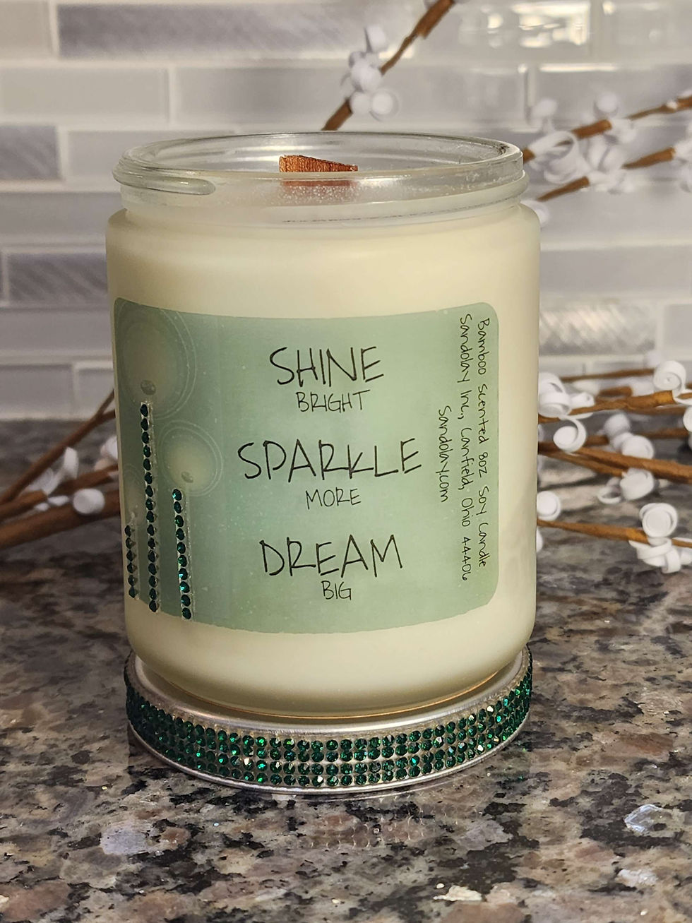 Thumbnail: SHINE SPARKLE DREAM- Designer 8oz Soy Candle