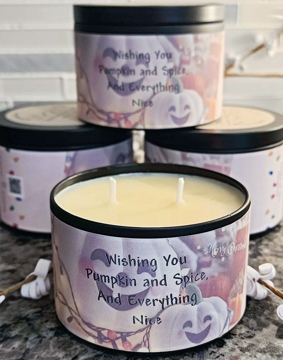 Thumbnail: Wishing You Pumpkin and Spice - Pumpkin Pie Spice Aroma 8oz Soy
