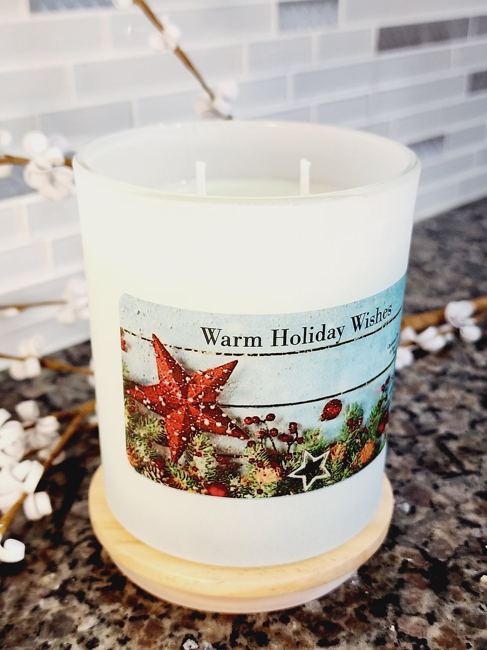 Thumbnail: Warm Holiday Wishes - Holiday Tree Aroma 14oz Soy Candle