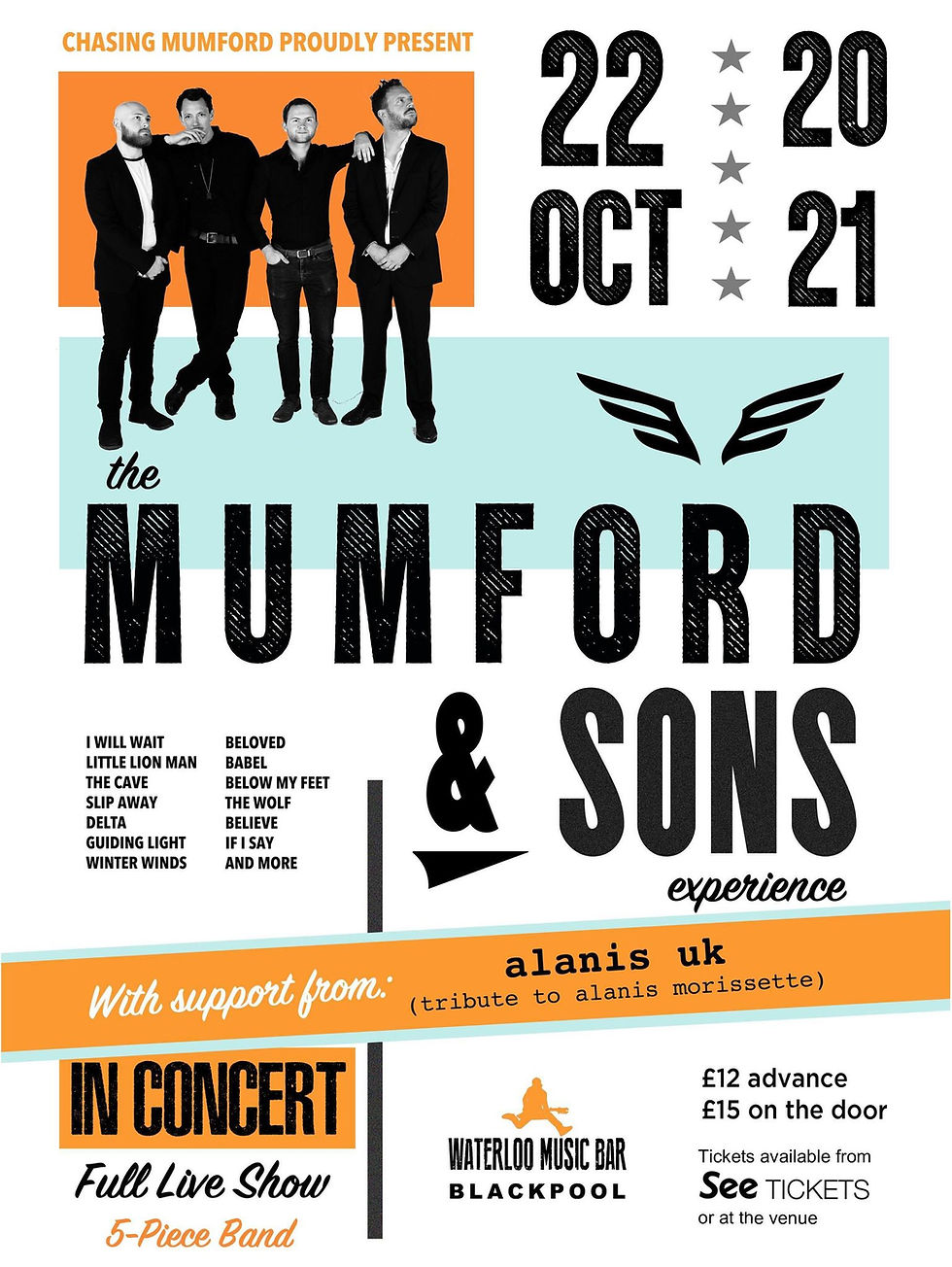 Chasing Mumford & Alanis UK