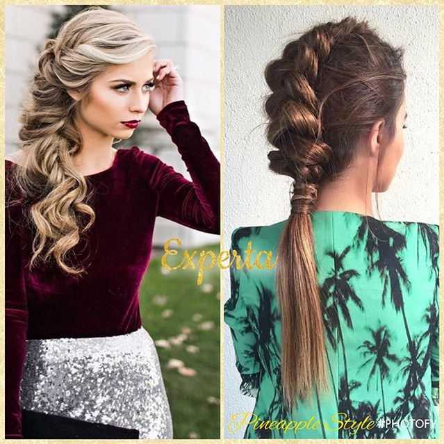 Peinados para las fiestas navideñas