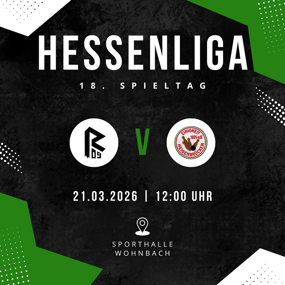 18. Spieltag Hessenliga | R 09 Wölfersheim v.s EK Heigenbrücken
