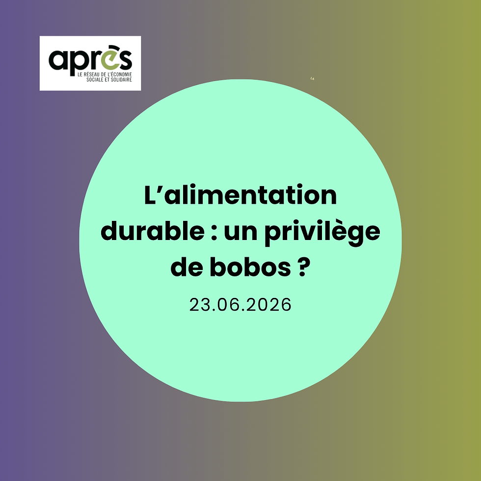 L'alimentation durable : un privilège de bobos ?