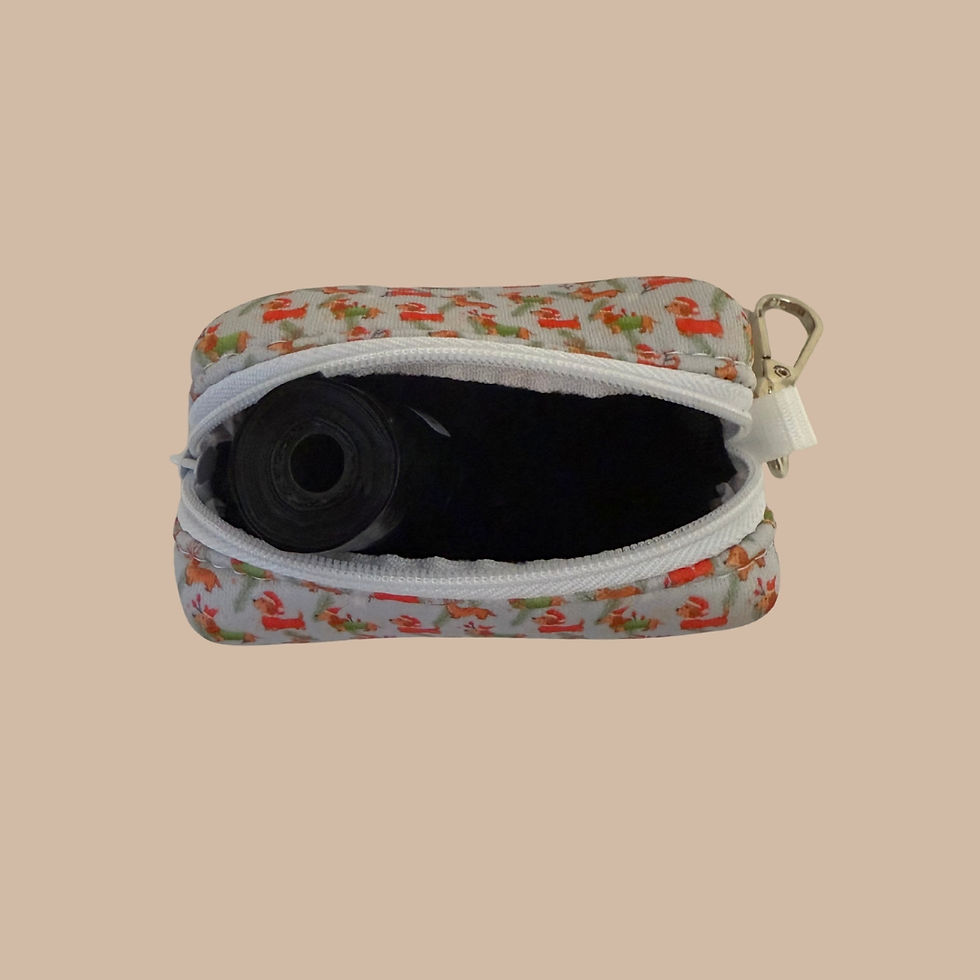 Miniatura: Frosty Sausages Clip On Poop Bag Holder