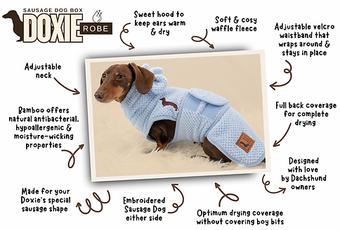 DoxieRobe the best bathrobe for your dachshund