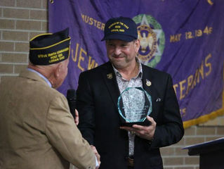 Lorain Veterans Council Recognizes AMVETS Post 47 Commander, Mike Kachure, with Award