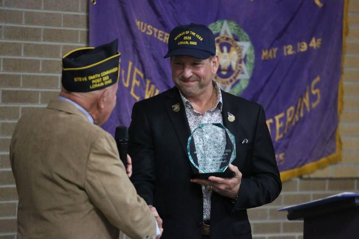 Mike Accepting the Award