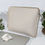 Thumbnail: Cappuccino & beige evil eye laptop sleeve (Upto 16 inches)