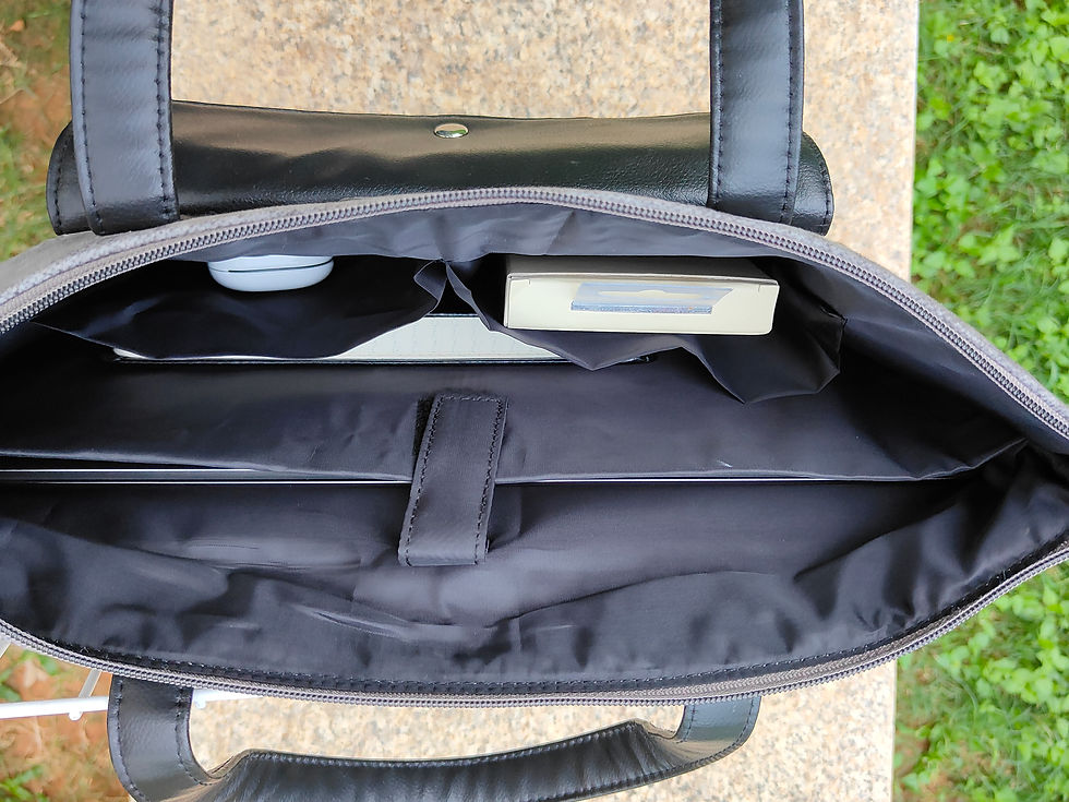 Thumbnail: Upcycled velvet suede laptop case with front envelope pocket