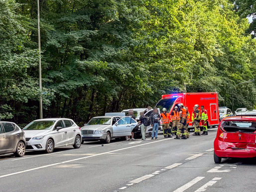 (SG) Auffahrunfall sorgte für massives Verkehrschaos