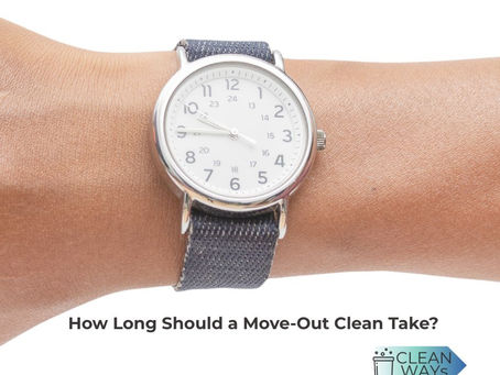 Move-out cleaning time estimate by home size – Clean Ways