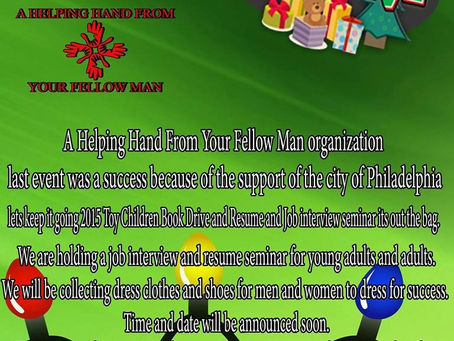 2015 "I HAVE A DREAM" TOY & CHILDREN'S BOOK DRIVE/JOB SEMINAR