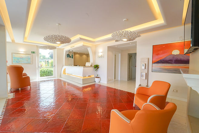 La nostra hall dell'hotel a Tropea