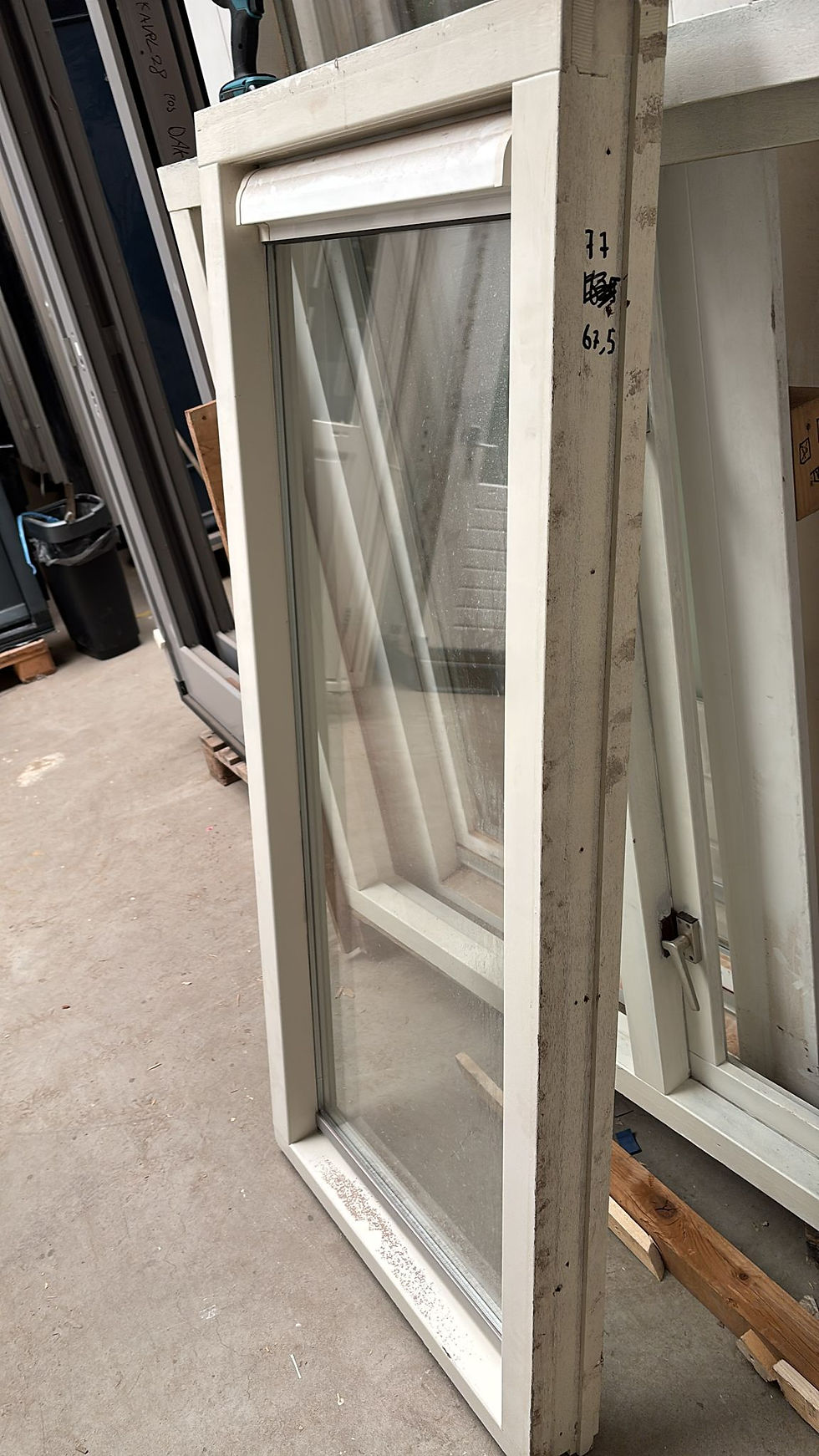 Thumbnail: Kozijn met vast glas | 77x167.5