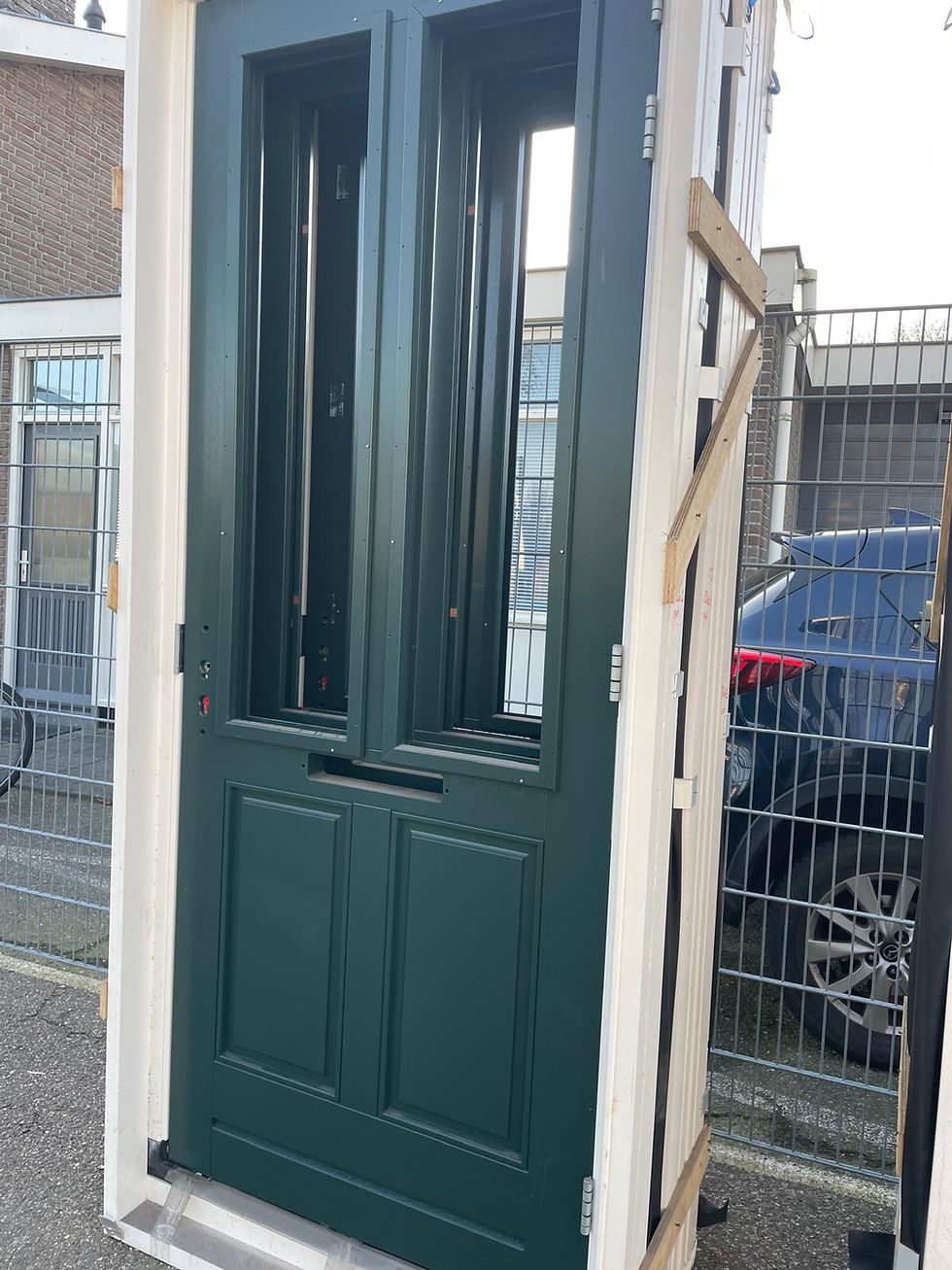 Thumbnail: Hardhouten voordeur | 103.4x242.3