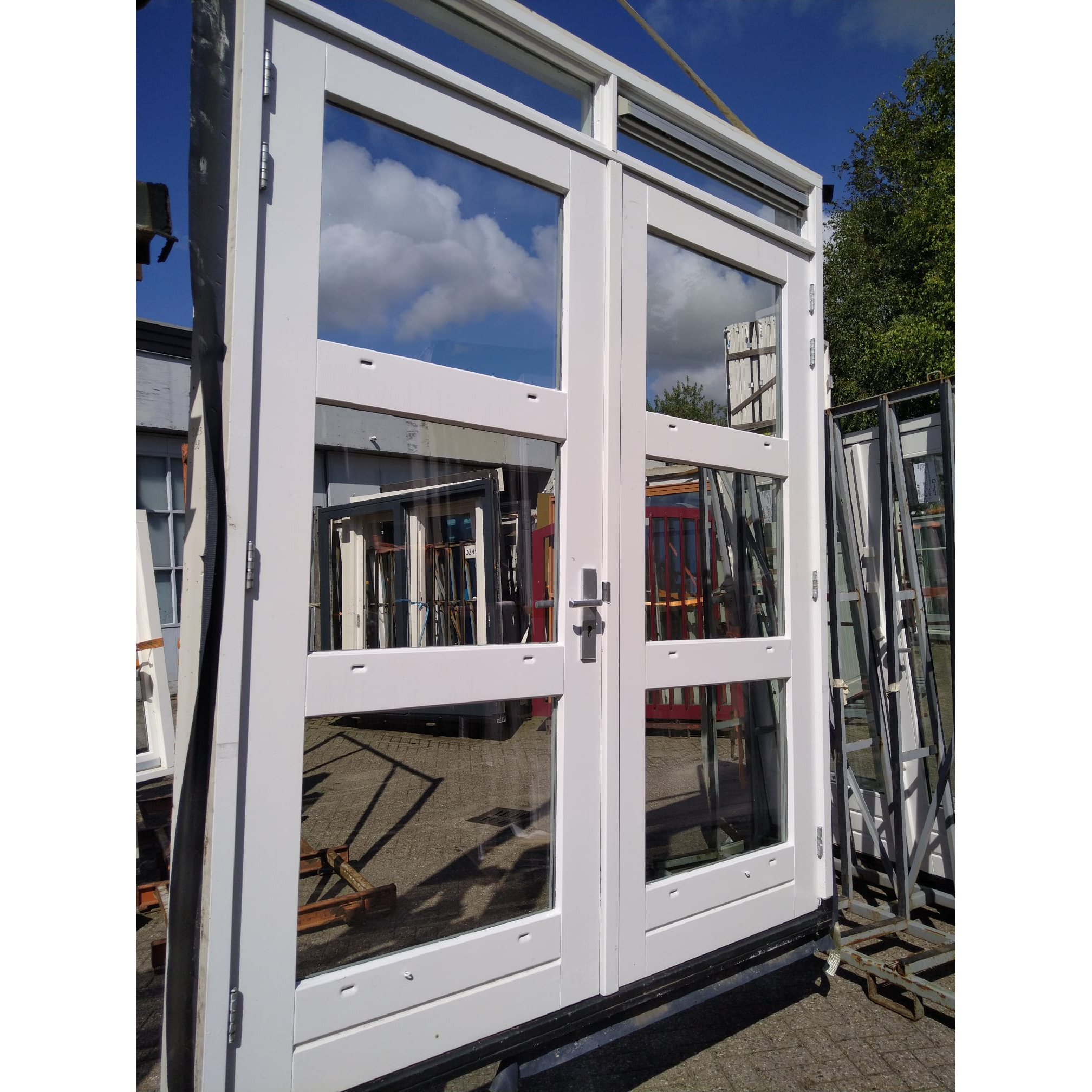 Hardhouten dubbele deuren | 210.3x268