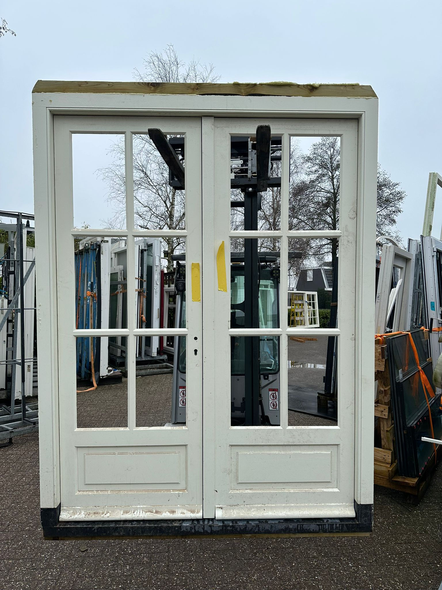 Hardhouten dubbele deuren | 189x245