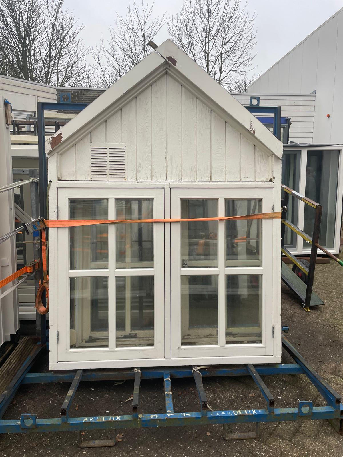 Hoek kozijn met draairamen 155x201.5