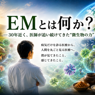 なぜ医師である僕が、EMを伝えたいのか― 第1回オンラインアカデミーでは、本に書けなかったことも話します ―