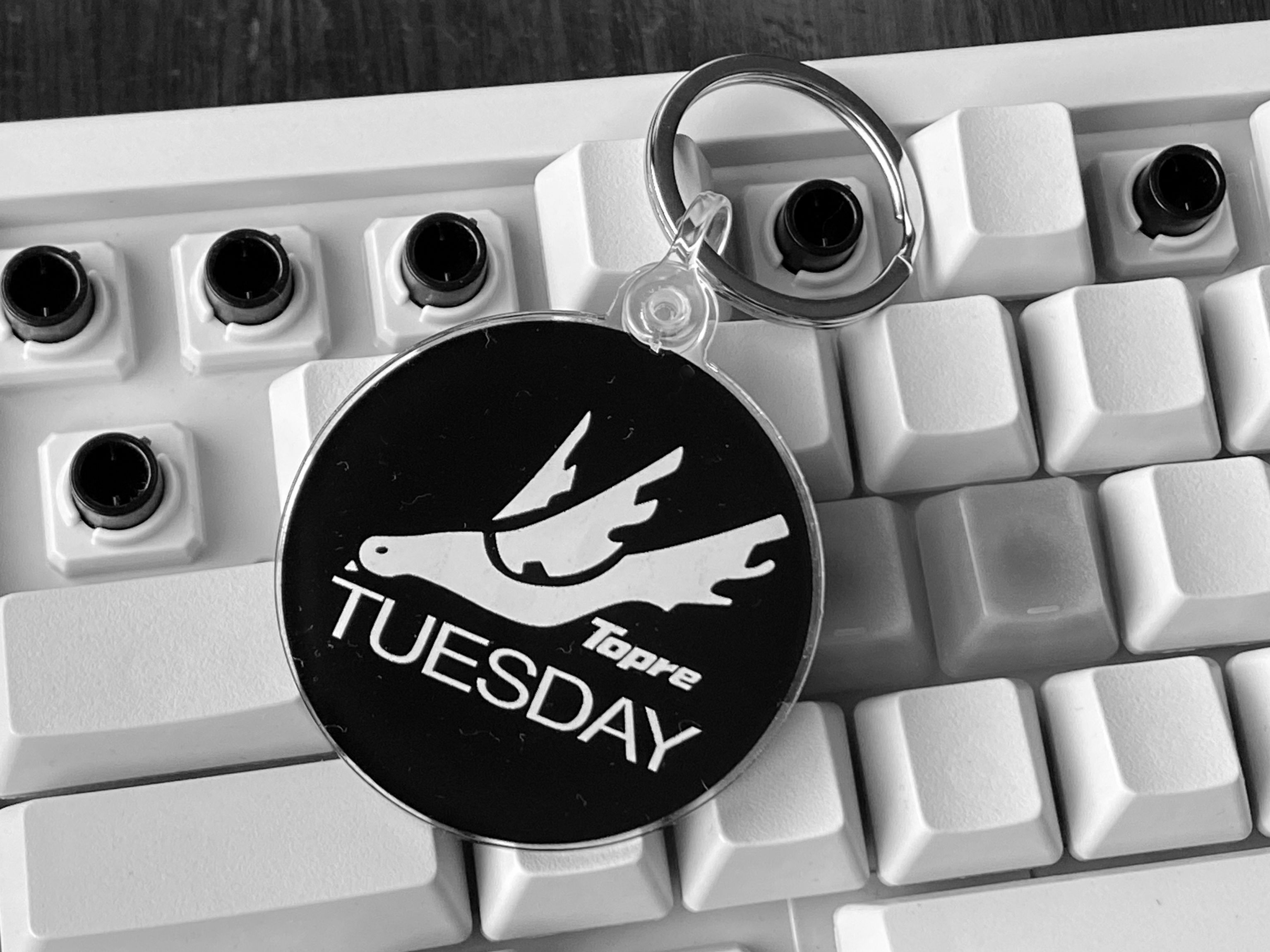Topre Tuesday Keychain