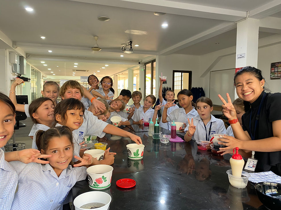 Primary Students Explore Thai Culture Through Sweet Creations