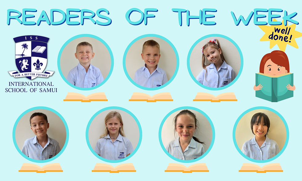 12 June 2026 - Primary Readers of the Week