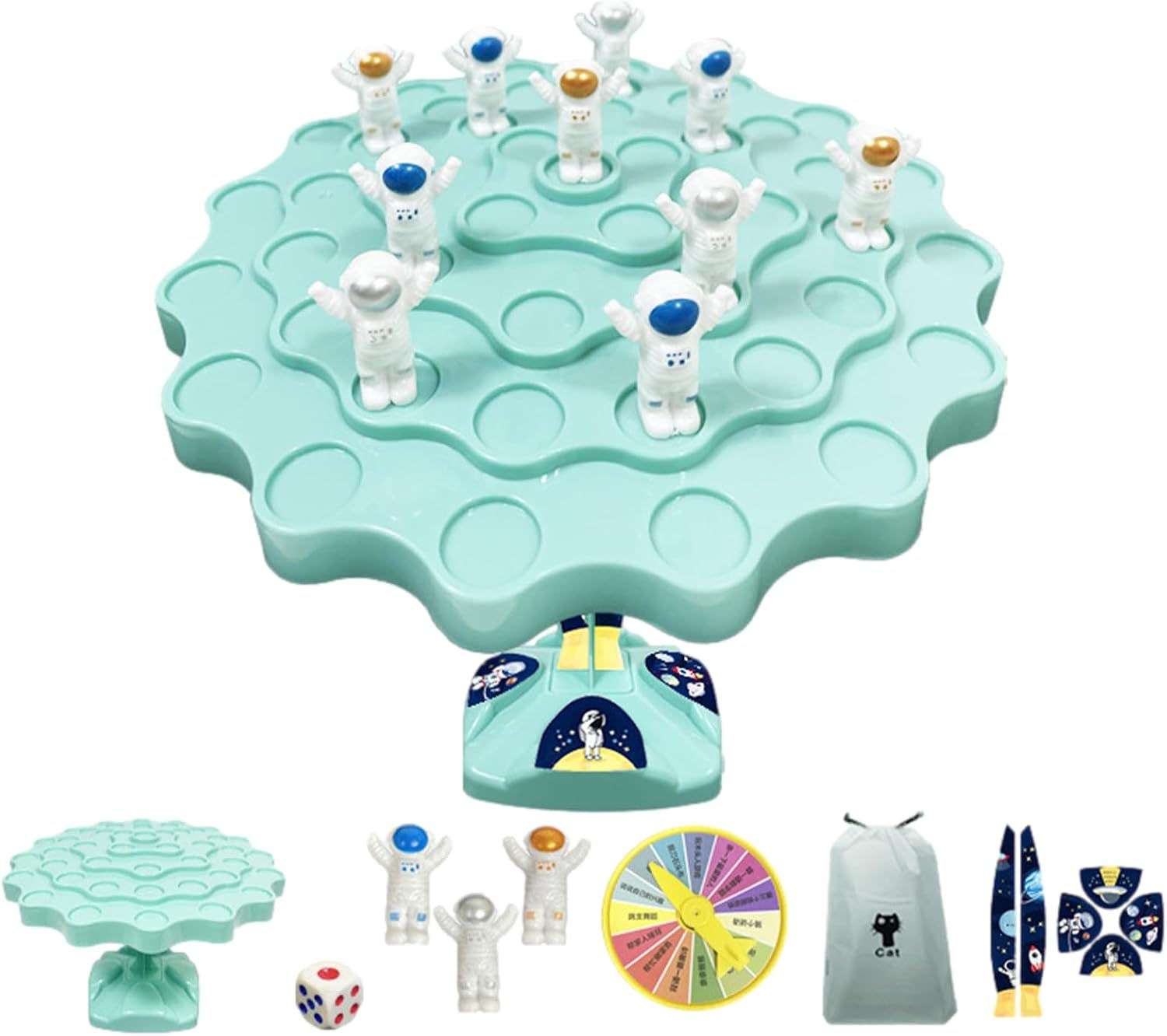 Astronaut Balance Game, Kids Balance Tree Toy, 2 Player Balance Counting Game