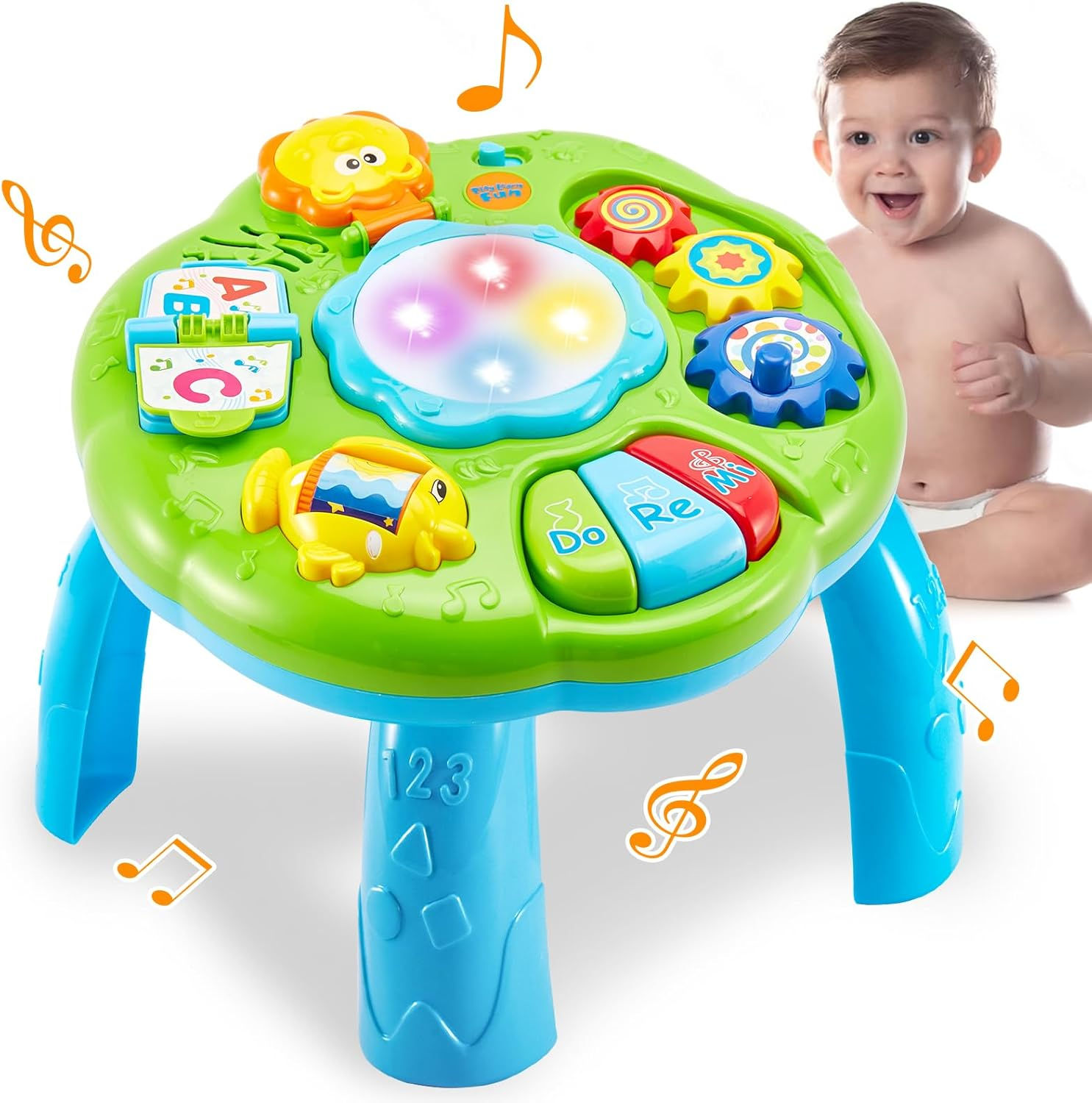 Play Table Music Toy Game Learning Table Activity Table Baby Toy Gift