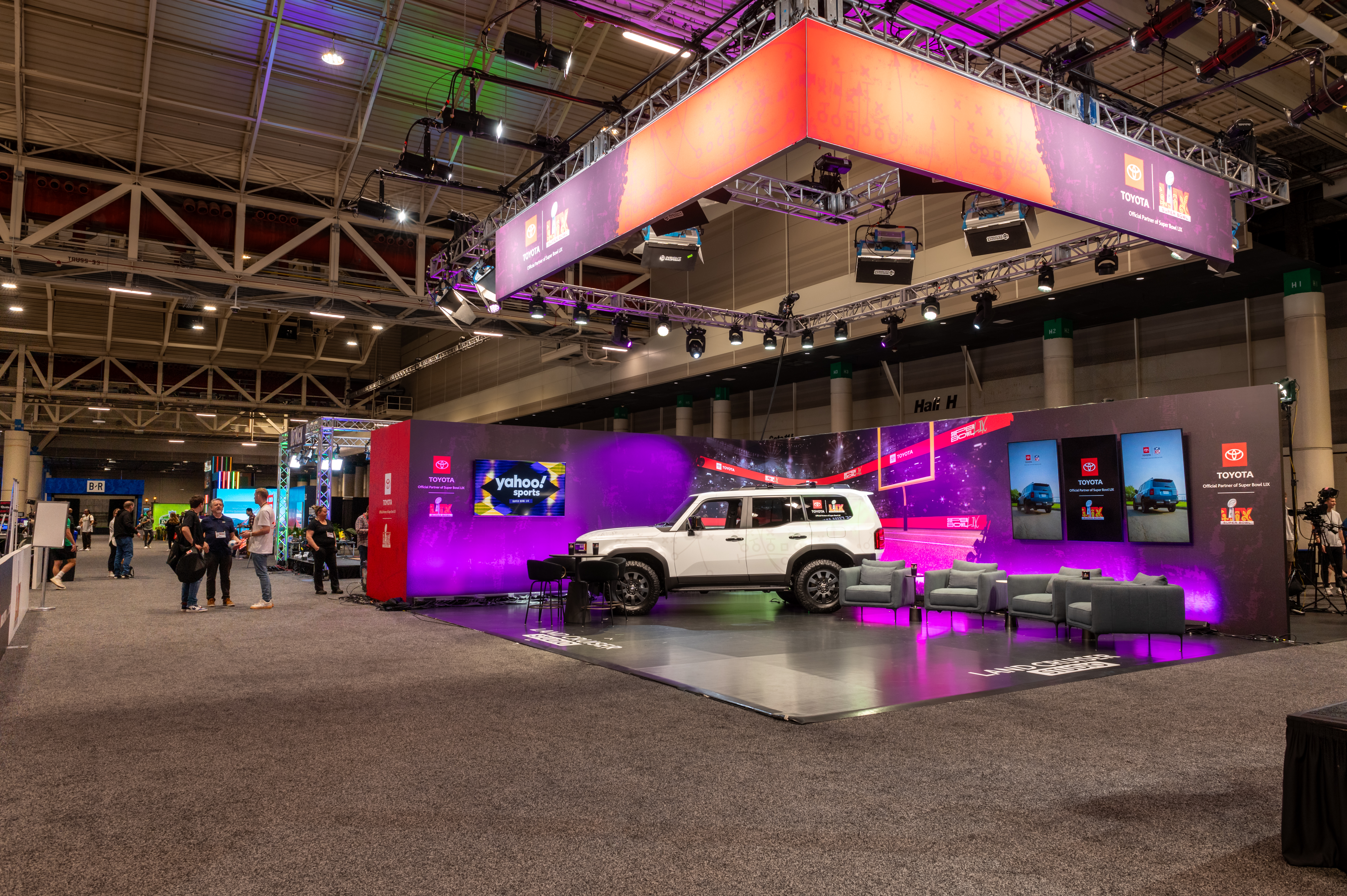 Toyota Media Center at Super Bowl LIX, New Orleans