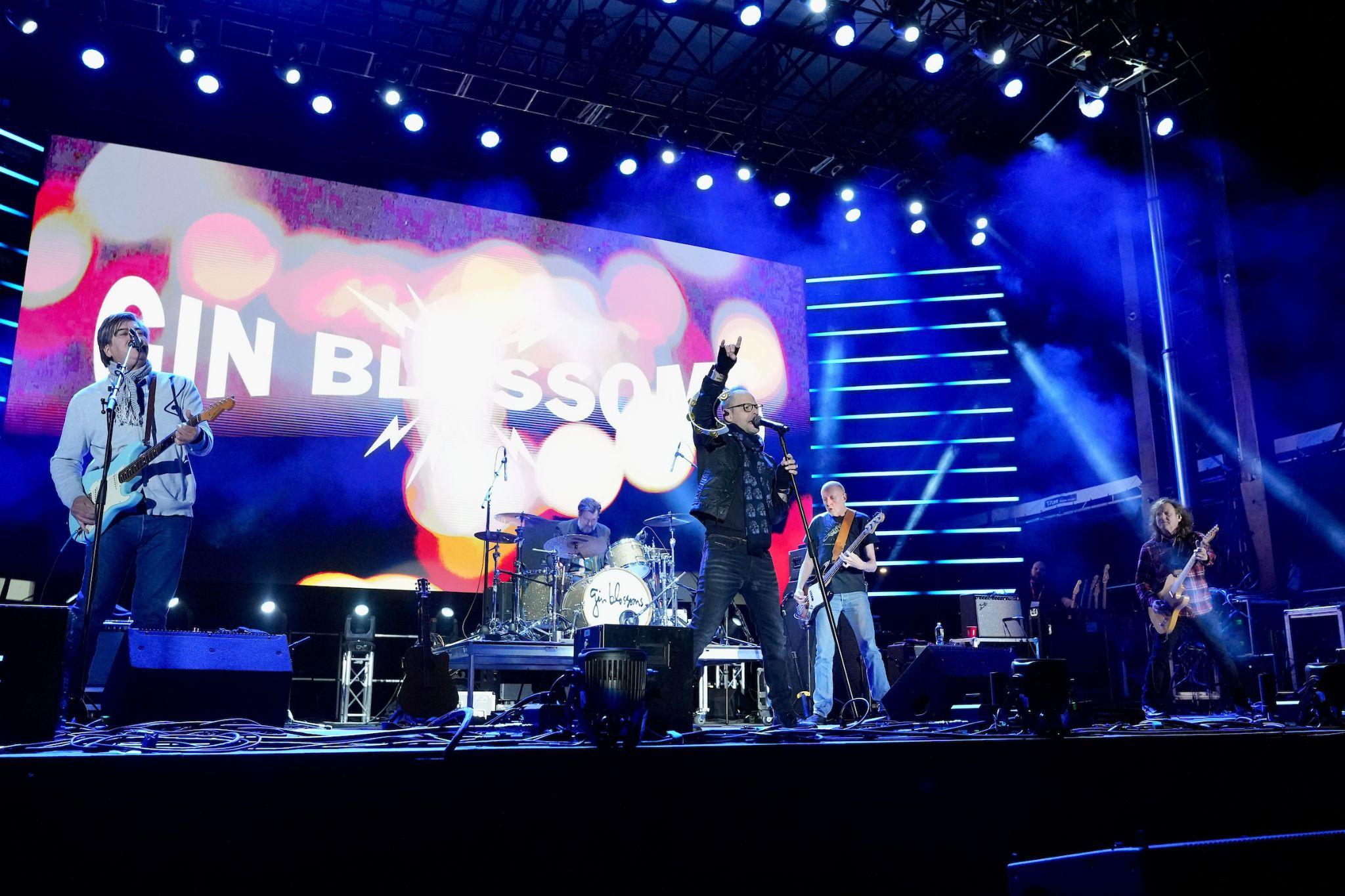 Main stage at the Super Bowl Experience
