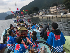 長久丸の地元三木浦町秋祭りに参加!^^